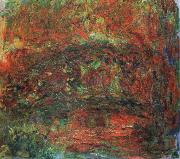 Claude Monet the japanese bridge oil painting reproduction